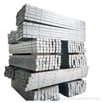 8ft 10ft Rectangular Tube Galvanized Steel Crossarm